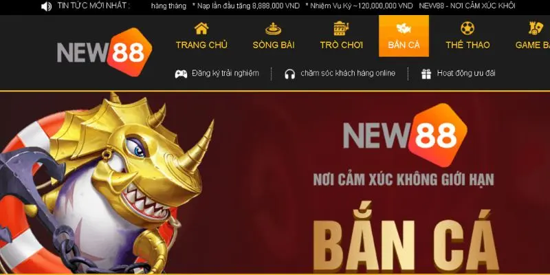 Bộ sưu tập game “khổng lồ” tại New88