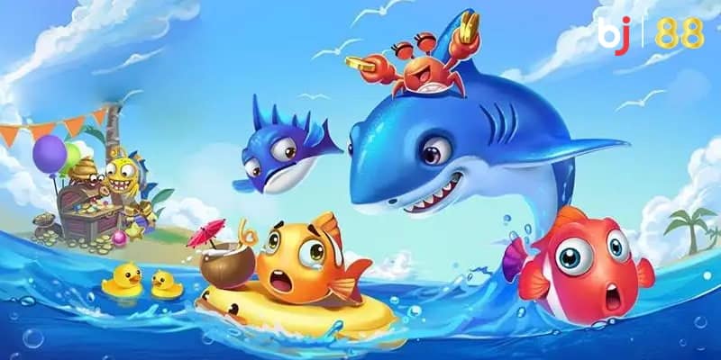 Vũ khí đa dạng tại sảnh bắn cá của cổng game BJ 88